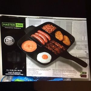 🆕 MASTER PAN CAST ALUMINUM NONSTICK FRYING PAN